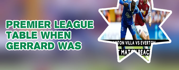 Aston villa league standings